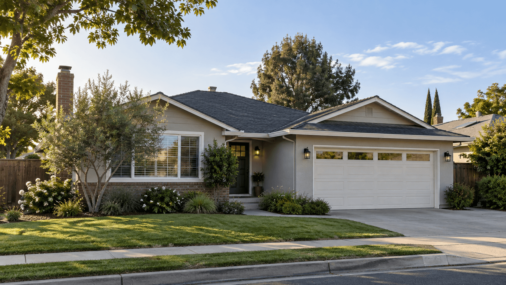 Example residential property exterior